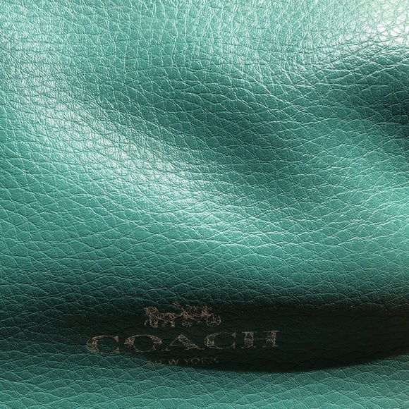 Coach Teal bag - Picture 2 of 4